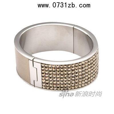 施華洛世奇 褐色保皮革和水晶鑲嵌手鐲 品牌資訊