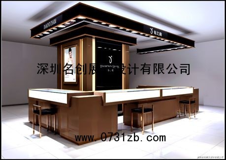 珠寶柜臺(tái)，店面形象設(shè)計(jì)