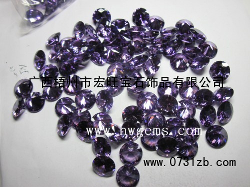 圓形鋯石 批量供應 宏旺飾品  歡迎來樣訂做