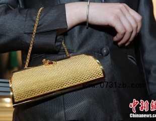 黃金坤包亮相太原翠鉆珠寶高端鑒賞會