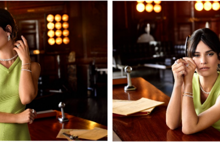 天然鉆石協會攜手新晉全球大使莉莉·詹姆斯（Lily James），發布全球廣告大片