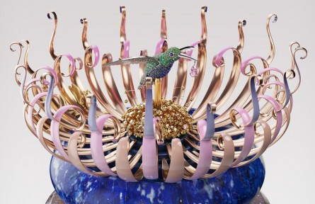 梵克雅寶作品亮相倫敦 Masterpiece 2022 藝術(shù)博覽會:綠蜂鳥之夢、胸針