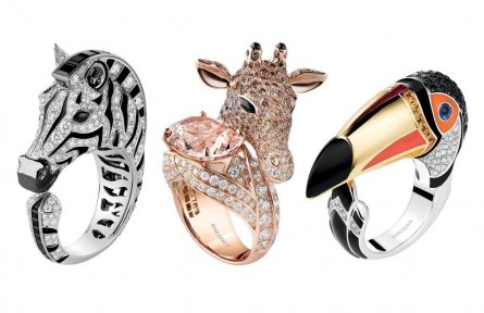 寶詩龍推出 Animaux de Collection 動物主題雞尾酒戒指:斑馬、巨嘴鳥  、長頸鹿