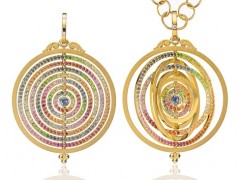 巴黎裝飾藝術(shù)博物館收藏天體主題吊墜項鏈