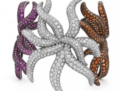 蒂芙尼Tiffany & Co.高級(jí)珠寶-鉆石海星手鐲