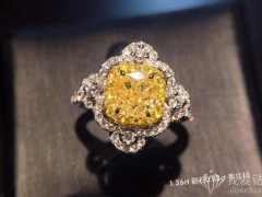 黃鉆戒指貴嗎 一克拉黃鉆戒指價格及款式圖片