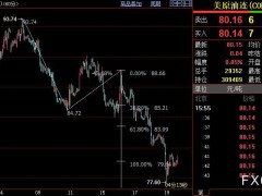 NYMEX原油下看76.19美元