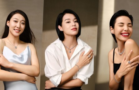 CRD 克徠帝發光合伙人胡杏兒、李靜、徐歡，讓愛成為光